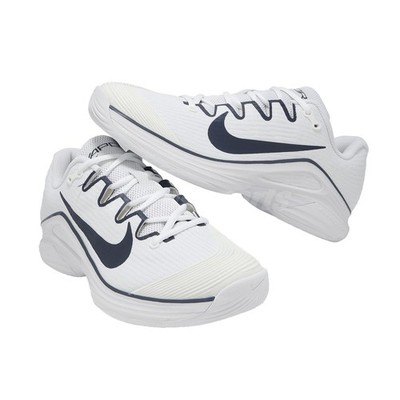 Nike Zoom Vapor 12 HC White Midnight Navy Men Tennis Sports Shoes