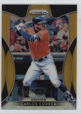 2019 Panini Prizm Gold Prizm 8/10 Carlos Correa #85 0dj8