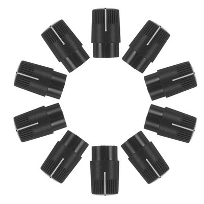 20 Pcs Knopf Für Gitarre Ersatzdrehknopf Universal-Topfknopf Aus Kunststoff
