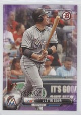 2017 Bowman Purple 250/250 Justin Bour #95 2a8