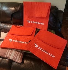  3 New DOORDASH Thermal Insulated HOT/COLD Food Delivery Pizza Bag