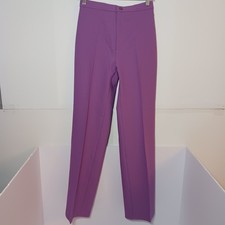 Vtg 70s Levi's Strauss  Co Purple Bootcut Dress Pants Women Sz 10 15211 24X32