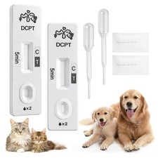 2 Pack Dog Cat Pregnancy Test Kit Pet Urine Screening Test for Dogs Cats