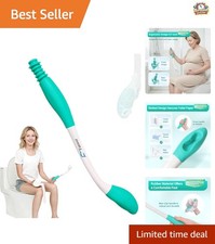 Ergonomic Long Butt Wiper - Essential Toilet Aid for Limited Mobility