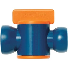 LOC-LINE 39854 In-Line Valve,1/2 In,PK10 5HK10