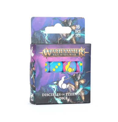   Warhammer AOS 40k - Disciples of Tzeentch Dice Pack - Neu in OVP - 16 x 16 mm D6