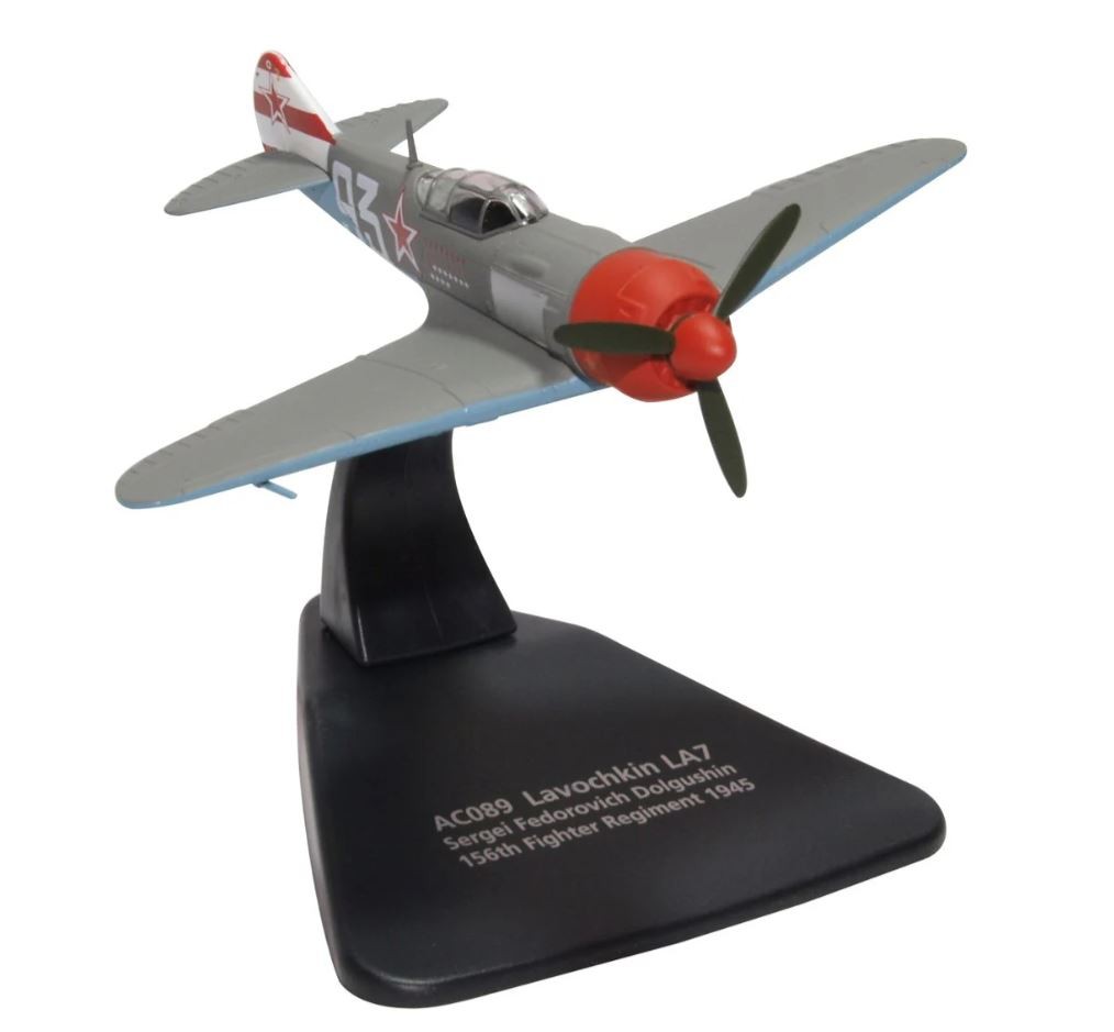 Maquette Lavochkin La7 de collection en métal injecté Oxford