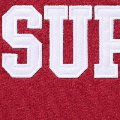 Supreme Shop Flag Half Zip Pullover Dark Red Tokyo | eBay