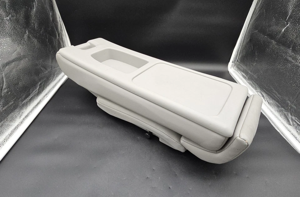 Assento de salto médio Toyota Highlander segunda fila couro cinza cinza fabricante de equipamento original 2008 - 2013 - Imagem 4 de 4