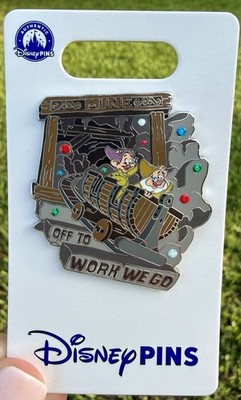 2026 Disney Parks Seven Dwarfs Mine Train Off To Work We Go Dopey Doc OE Pin