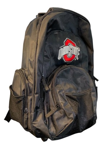Ohio State Buckeyes Handle & Wheels Large Backpack Bag Used Once - Picture 3 of 10