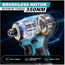 21V Cordless Impact Driver Kit with 2 Batteri...