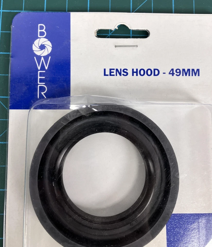 Parasol Bower 49 mm negro accesorio de cámara universal NOS Foto 2 de 4