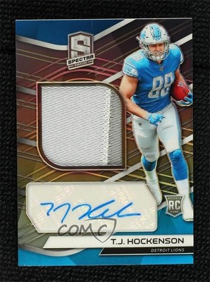 2019 Panini Spectra 93/99 TJ Hockenson #221 RPA Rookie Patch Auto RC 1q7k