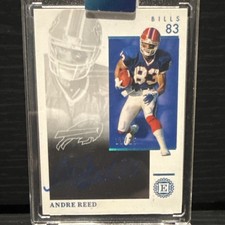 Panini Encased 2021 Andre Reed Buffalo Bills Sapphire #SAP-AR Auto 19/25
