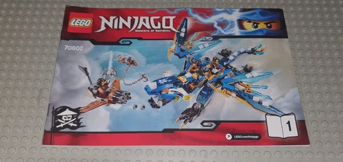 Nur Anleitung Heft 1! Ohne: Set Lego Ninjago 70602 Elemental Dragon Figuren  Usw