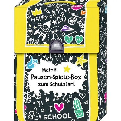 Kartenbox: Meine Pausen-Spiele-Box zum Schulstart