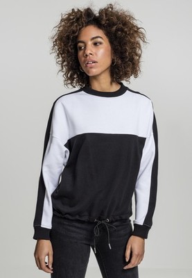 Ladies Oversize 2-Tone Stripe Crew Damen Pulli | Urban Classics | TB1842