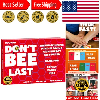 Interactive Family Game Night Card Game for Ages 6-12 - Easy to Learn