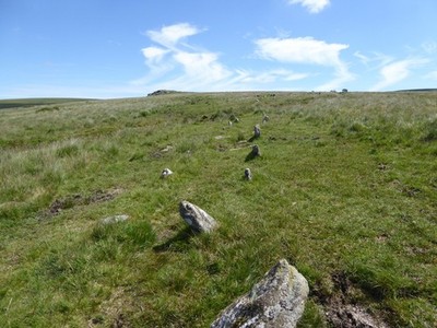 Foto 12x8 Steinreihen zwischen Black Tor und Hart Tor Princetown\/SX5873 c2016