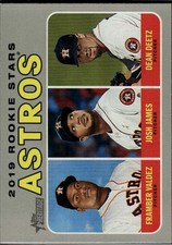 Framber Valdez / Josh James / Dean Deetz 2019 Topps Astros Rookie #400