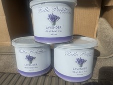 Bella Perfetta DEPILATORY WAX- 14OZ/400ML ZINC OXIDE -lavender. Pack of 3