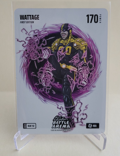2026 BO JACKSON BATTLE ARENA WATTAGE TJ WATT BLIZZARD HEX BLBF-92 SSP