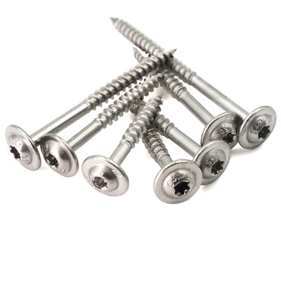 Tellerkopfschrauben Holzbauschrauben 4/5/6/8mm Torx Edelstahl V2A +ETA-Zulassung