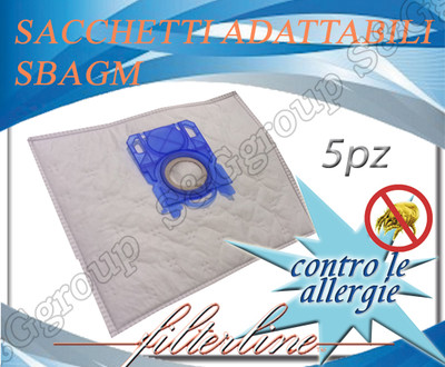 Set di 10 sacchetti per aspirapolvere + filtro – Ricambio