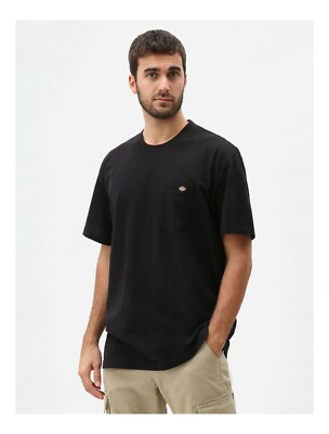 Dickies Porterdale kurzarm T-Shirt schwarz black mit Brusttasche