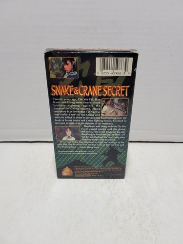 Snake & Crane Secret Widescreen Edition Kung Fu Martial Arts Front Row VHS 2000 - Picture 6 of 10