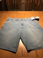 New Men's Wrangler Carpenter Jean Shorts 112315240 Antique Denim Size 44
