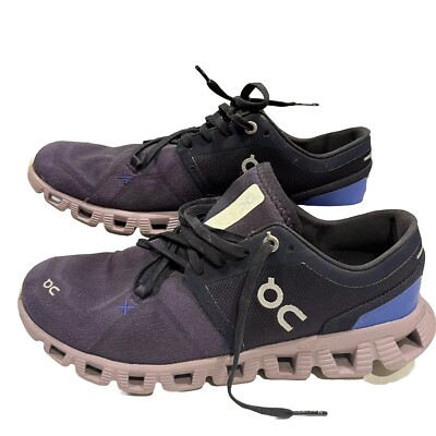 On Cloud X 3 Women's Midnight / Heron Running Training Shoes Size