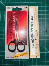 New in original package unused - Kai 4" CURVED tip scissors N5000 Series N5100C