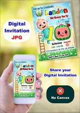 Digital Invitation for birthday-party - *NO PRINT*