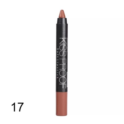 17 Original Kiss Proof Matte Waterproof Lippenstift Lippenstift Lipgloss Langanhaltend