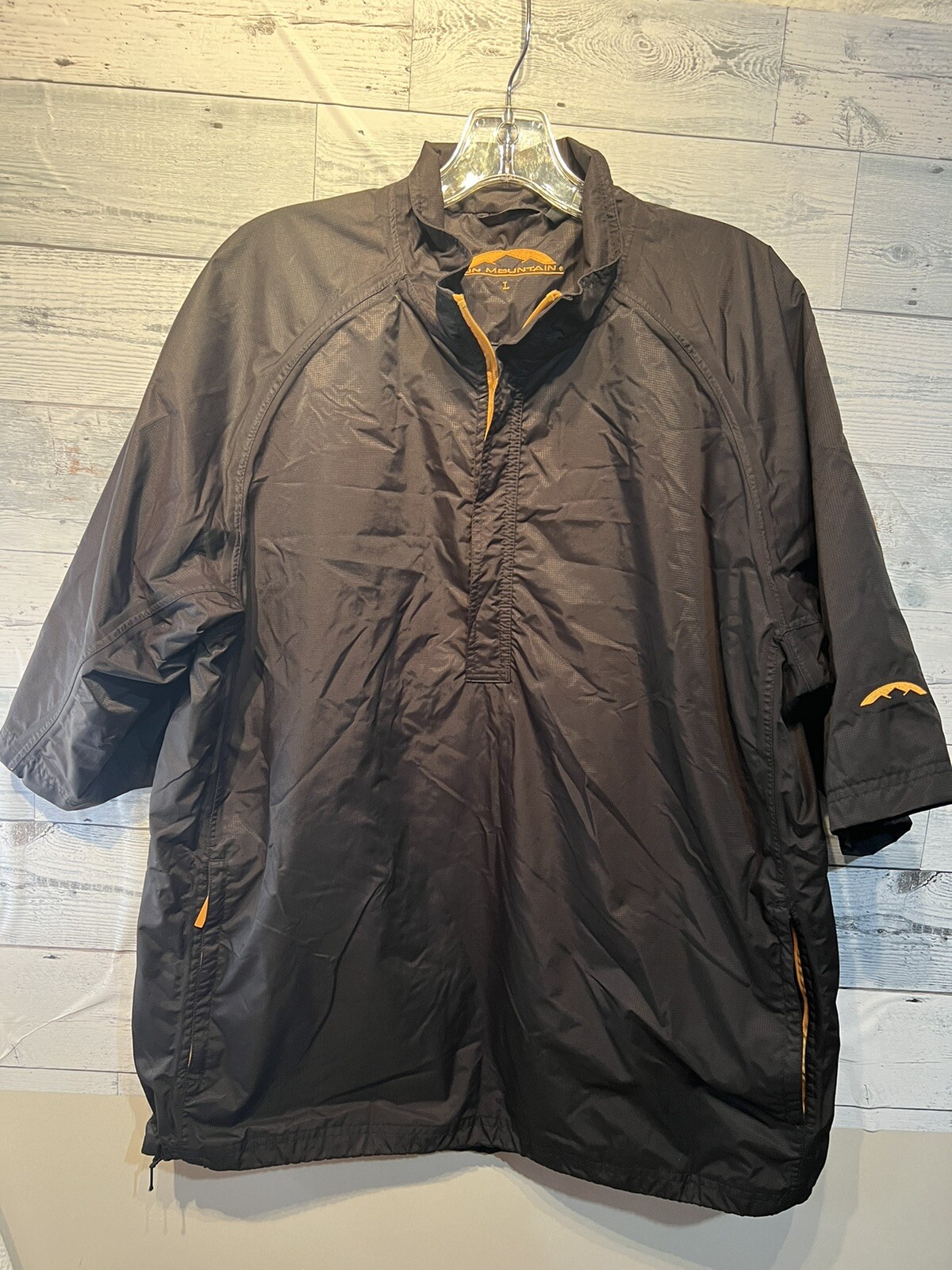 Sun Mountain Rainflex Golf Outdoor Rain Jacket Short Sleeves Size Large