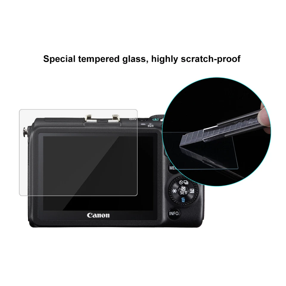 For Canon M2/SX700 HS Screen Protector 9H Surface Hard Tempered Glass Cover Film - Image 3 of 4