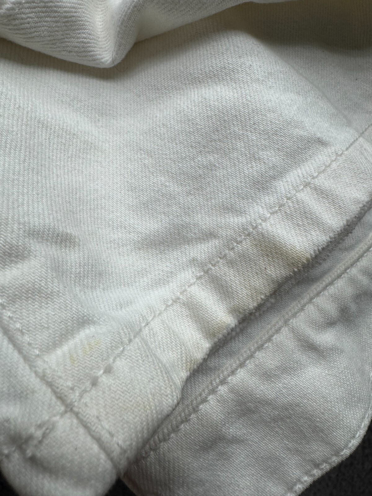 Prada Womens Ivory High Rise Minimalist Classic wide leg flare Fit Jeans Size 25 thumbnail 11