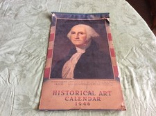 VINTAGE 1946 HISTORICAL ART CALENDAR L A AMERICAN SAVINGS & LOAN ASSOCIATION