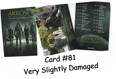 Arrow Season 3 Three - 81 Karten Basic/Base Set - Karte #81 sehr leicht beschädigt