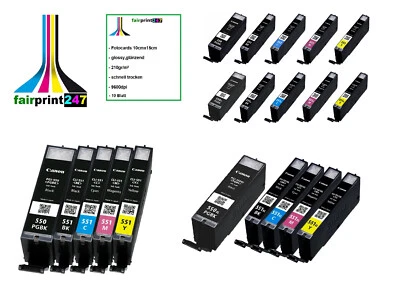 Cartuchos de impresora originales Canon para PIXMA MX725 MX925 iX6850