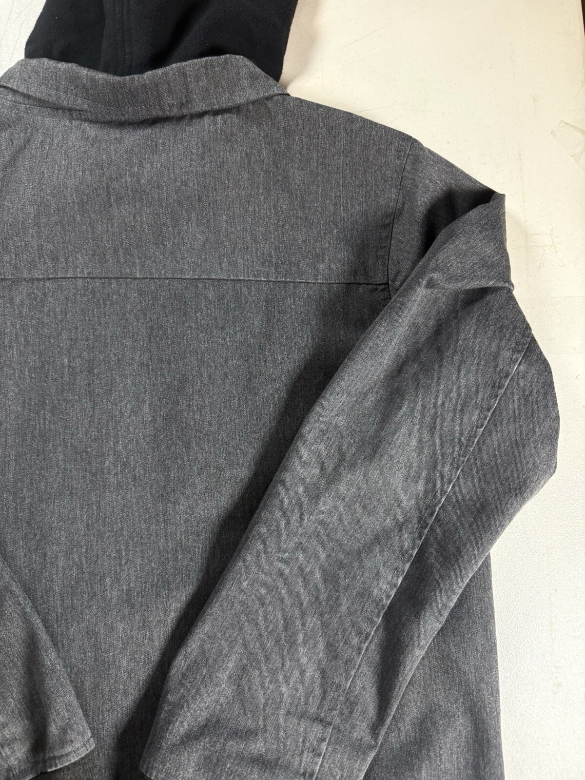 Empyre Jacket Small Black/Gray Soft Shell Zippere… - image 13