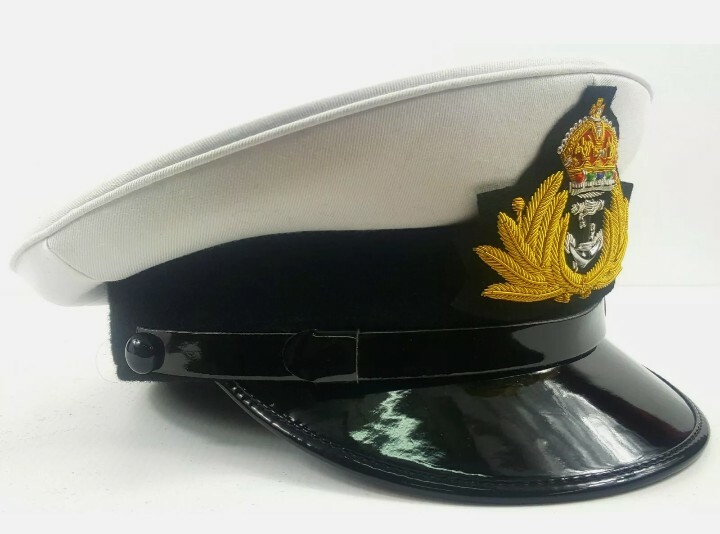【PREMIUM限定】 l Ring CAP (Space Navy) ROYAL NAVY OFFICER CAP, NAVAL PEAK CAP, R N CAP BULLION BADGE