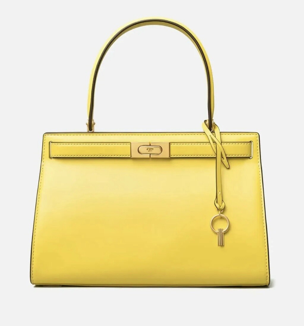 Tory Burch Small Lee Radziwill Bag in Electric Yellow | eBay