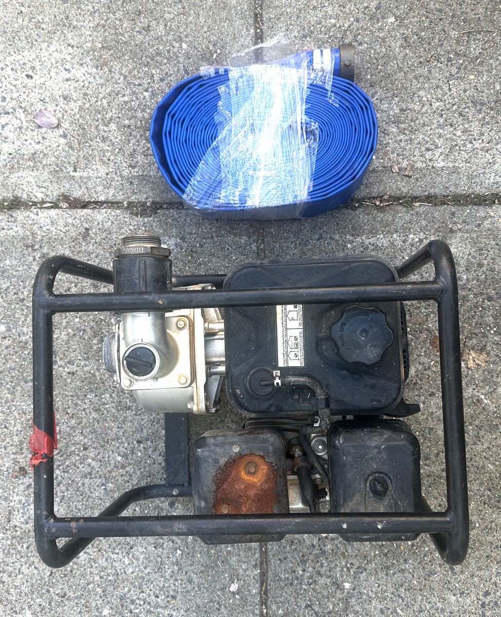 IRONTON 97938 Semi-Trash Water Pump 2in. Ports, 7860 GPH 1/4in