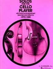 Solos for the Cello Player Cello and Piano Sheet Music (1959, Otto Deri)