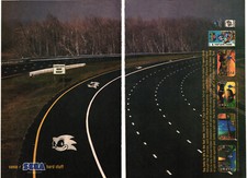 Sonic R Sega Genesis Video Game 2-Page Vintage Print Ad The Hard Stuff