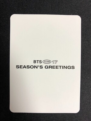BTS 2017 Season's Greetings BANGTAN BOYS Jungkook Jimin Suga Jin J