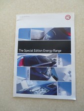 2004 Vauxhall Vectra Corsa Meriva Zafira Energy range cars advertising booklet